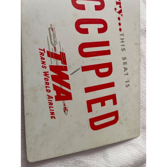 Vintage TWA Place Cards Occupied Airline Memorabilia - Picture 8 of 10